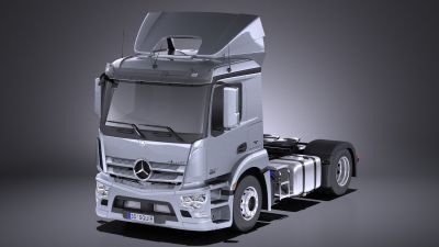 Mercedes Antos 2016 Semi Truck VRAY