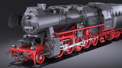 Locomotive BR-52 Steam Train
