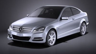 Mercedes-Benz C coupe 2013 VRAY