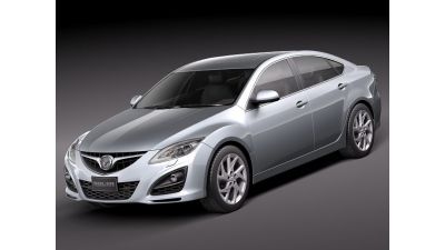 Mazda 6 sedan 2011 3D Model