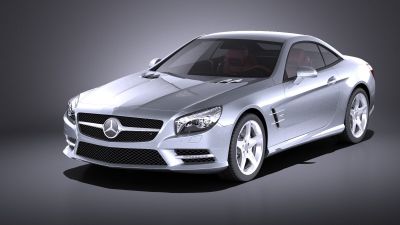Mercedes SL 2015 VRAY