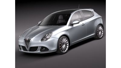 Alfa Romeo Giulietta 2011 3D Model
