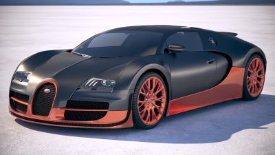 Bugatti Veyron Super Sport 2012-2016 VRAY