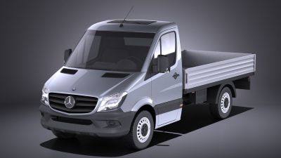 Mercedes-Benz Sprinter Pickup short 2017 VRAY