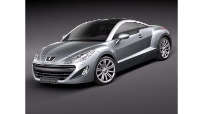 Peugeot RCZ 2011 3D Model