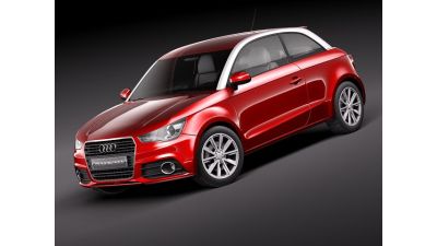 Audi A1 2010 3D Model