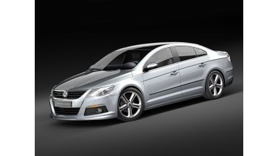 Volkswagen Passat CC R-line 2010 3D Model