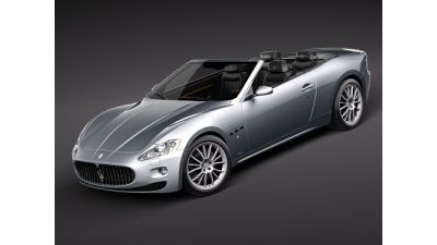 Maserati GranCabrio 2011 Sports Car 3D Model