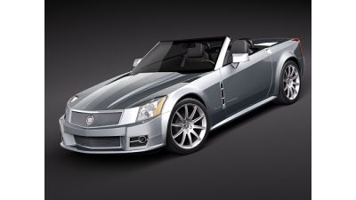 Cadillac XLR-V 2010 3D Model
