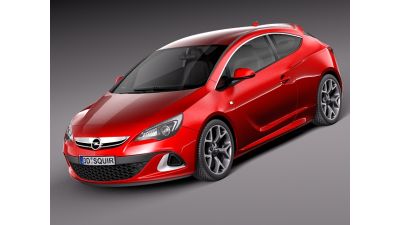 Opel Astra OPC 2013 3D Model