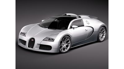 Bugatti Veyron Grand Sport 2010 sports car 3D Model