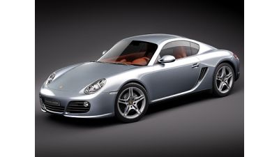 Porsche Cayman S 2010 3D Model