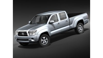 Toyota Tacoma Double Cab 2009 Truck 3D Model