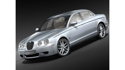 Jaguar S-Type 2009 3D Model