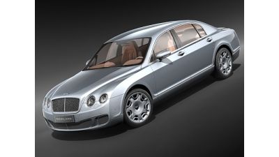 Bentley Continental Flying Spur Speed 2009 3D Model
