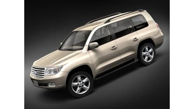 Toyota Landcruiser 2008 3D Model