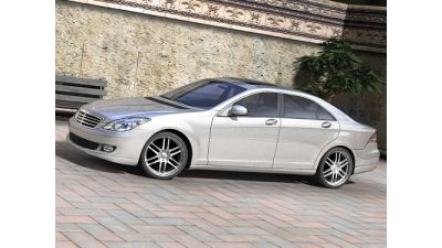 Mercedes concept custom sedan 3D Model