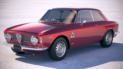 Alfa Romeo Giulia GTA 1965-1969 vray