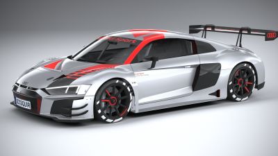 Audi R8 LMS GT3 2020 lowpoly