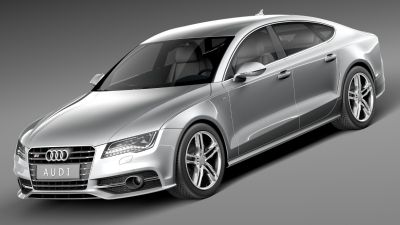 Audi S7 2013 3D Model