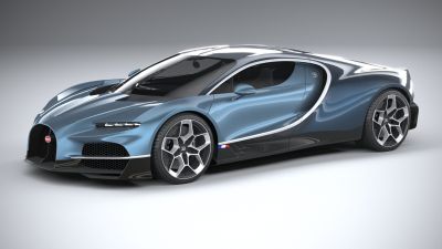 Bugatti Tourbillon 2026 LowPoly
