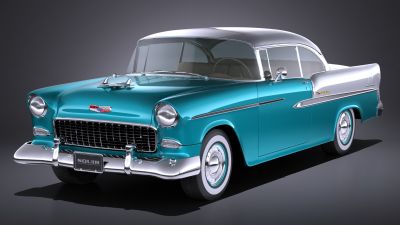 Chevrolet Bel Air 1955 Coupe VRAY