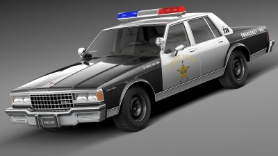 Chevrolet Caprice Sheriff 1980-1985 Police Car
