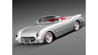 Chevrolet Corvette 1953 3D Model