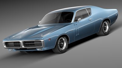 Dodge Charger 1971 3D Model