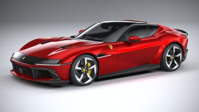 Ferrari 12Cilindri 2025 LowPoly