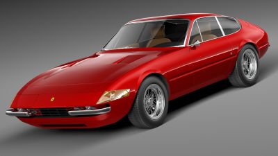 Ferrari Daytona 1968 - 1973 Coupe 3D Model