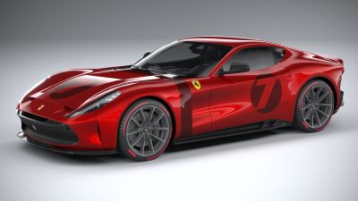 Ferrari Omologata 2020 LowPoly