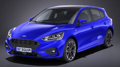 LowPoly Ford Focus ST-line 2019