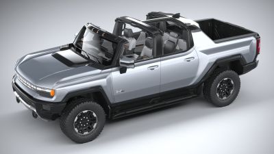Hummer EV 2022 with interior