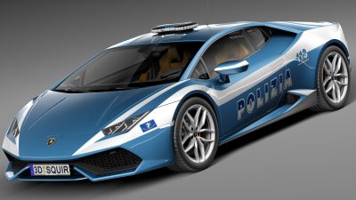 Lamborghini Huracan 2015 Italian Police Car