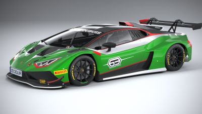 Lamborghini Huracan GT3 EVO2 2022 LowPoly