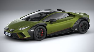 Lamborghini Huracan Sterrato 2024 LowPoly