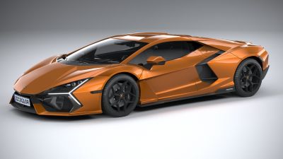 Lamborghini Revuelto 2024 LowPoly