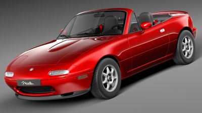Mazda MX-5 Miata 1989 - 1997 3D Model