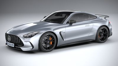 Mercedes-Benz AMG GT Coupe 2024 LowPoly