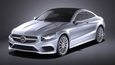 Mercedes-Benz S-Class Coupe 2017 VRAY