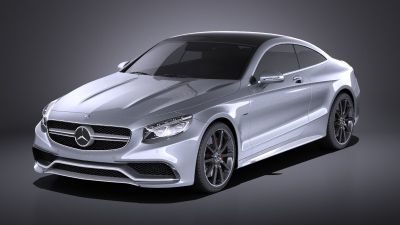 Mercedes-Benz S63 AMG Coupe 2016 VRAY