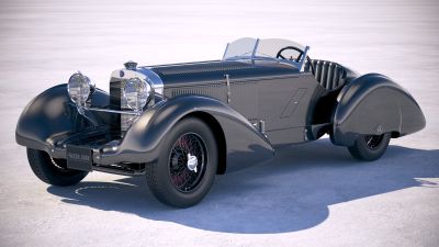 Mercedes 710 SSK Trossi Roadster 1930 bonneville