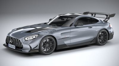 Mercedes AMG GT Black Series 2021 LowPoly