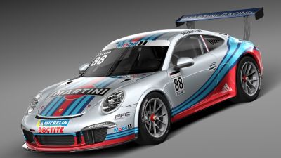 Porsche 911 GT3Cup 2013 Martini
