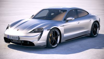 Porsche Taycan 2020 VRAY