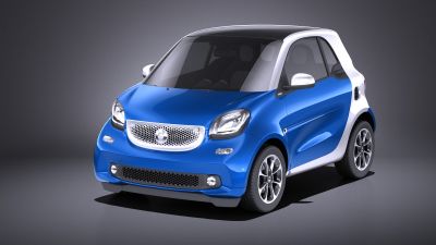 Smart Fortwo 2016 VRAY