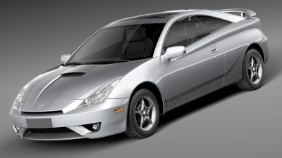 Toyota Celica VII 1999-2005 3D Model
