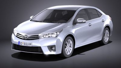 Toyota Corolla EU Version 2016 VRAY