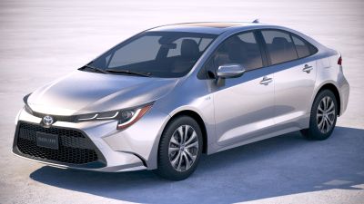 Toyota Corolla sedan hybrid US 2020